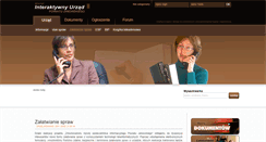 Desktop Screenshot of eurzad.powiatjanowski.pl
